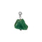 GREEN AVENTURINE CLIP ON SILVER